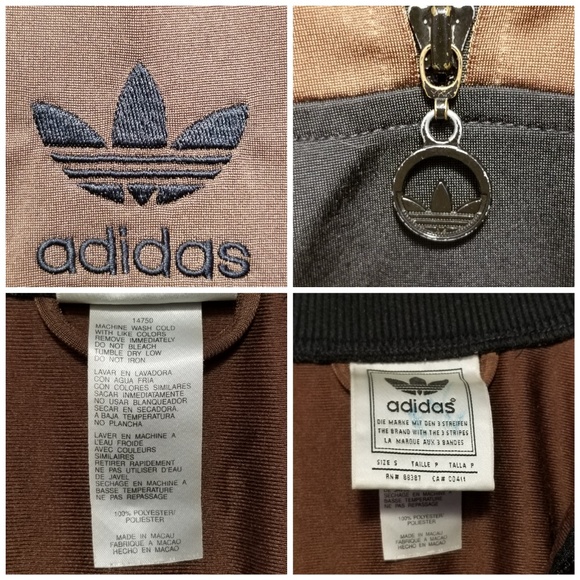 Adidas Black and Brown Track Jacket - Picture 4 of 4
